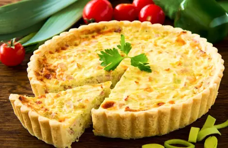 Пирог с грибами и ветчиной - рецепт