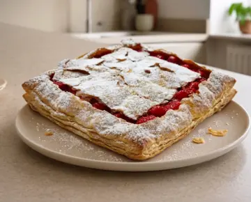 Рецепт пирога с клубникой и сливками