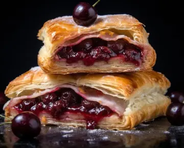 Слойка с вишней рецепт