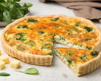 Пирог с курицей и шпинатом