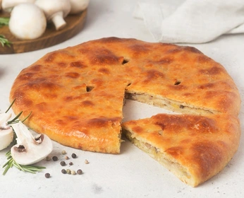 Осетинский пирог с картофелем и грибами 