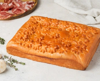 Пирог с мясом и грибами 700гр