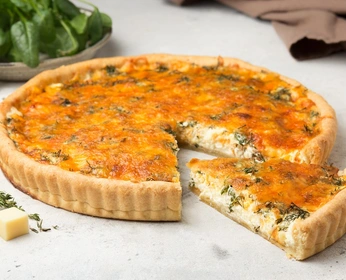Пирог с курицей и белыми грибами
