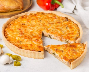 Пирог курица барбекю