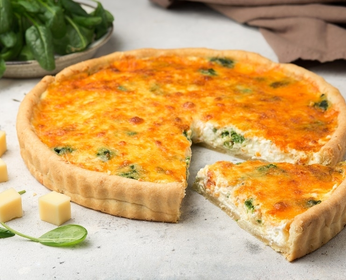 Пирог с сыром и шпинатом 